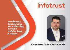 Infotrust Α.Ε. : Ένταξη του κ. Αντώνη Δουνδουλάκη στο δυναμικό της εταιρείας