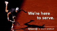 Ο Jannik Sinner και ο όμιλος Allianz ανακοινώνουν πολυετή παγκόσμια συνεργασία