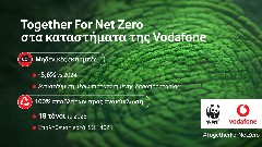 Vodafone: Ένα δίκτυο καταστημάτων με μηδενικές εκπομπές CO2 και ολοκληρωμένη διαχείριση αποβλήτων