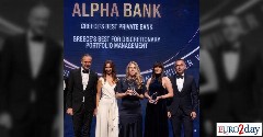 Η Alpha Bank διατηρεί την κορυφή στο Private Banking με νέες διεθνείς διακρίσεις
