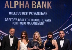 Η Alpha Bank διατηρεί την κορυφή στο Private Banking με νέες διεθνείς διακρίσεις