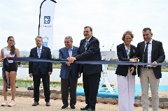 Η Alpha Bank και η Ελληνική Ολυμπιακή Επιτροπή εγκαινιάζουν το Ολυμπιακό Κωπηλατοδρόμιο Σχοινιά (pic)
