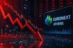 Με Eurobank, Εθνική -3% λόγω μερισμάτων, το ΧΑ -0,86% στις 2.364 μον. – Ο φόβος γεωπολιτικής κλιμάκωσης βαραίνει το κλίμα