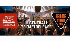 Η Generali σας προσκαλεί να ζήσετε τη δύναμη της μουσικής και στο φετινό Release Athens Festival!