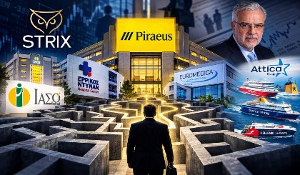 Strix: Το 100% της Πειραιώς και ο λαβύρινθος του ελέγχου. Οι σχέσεις με ΙΑΣΩ, Ντυνάν, Euromedica και Attica